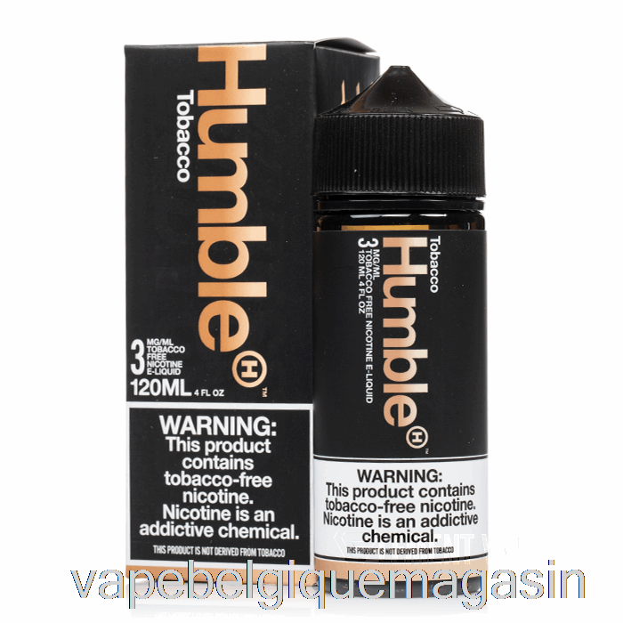 Vape Tabac Jetable - Humble Juice Co. - 120 Ml 3 Mg
